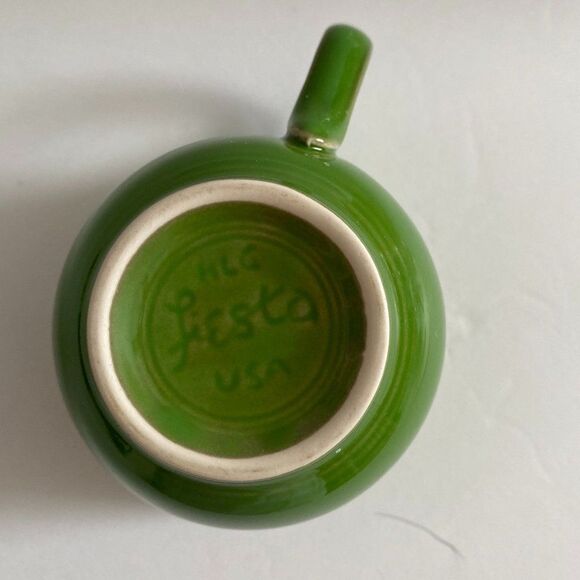 Fiestaware HLC Retired Color Shamrock Cup and Saucer - Picture 4 of 10